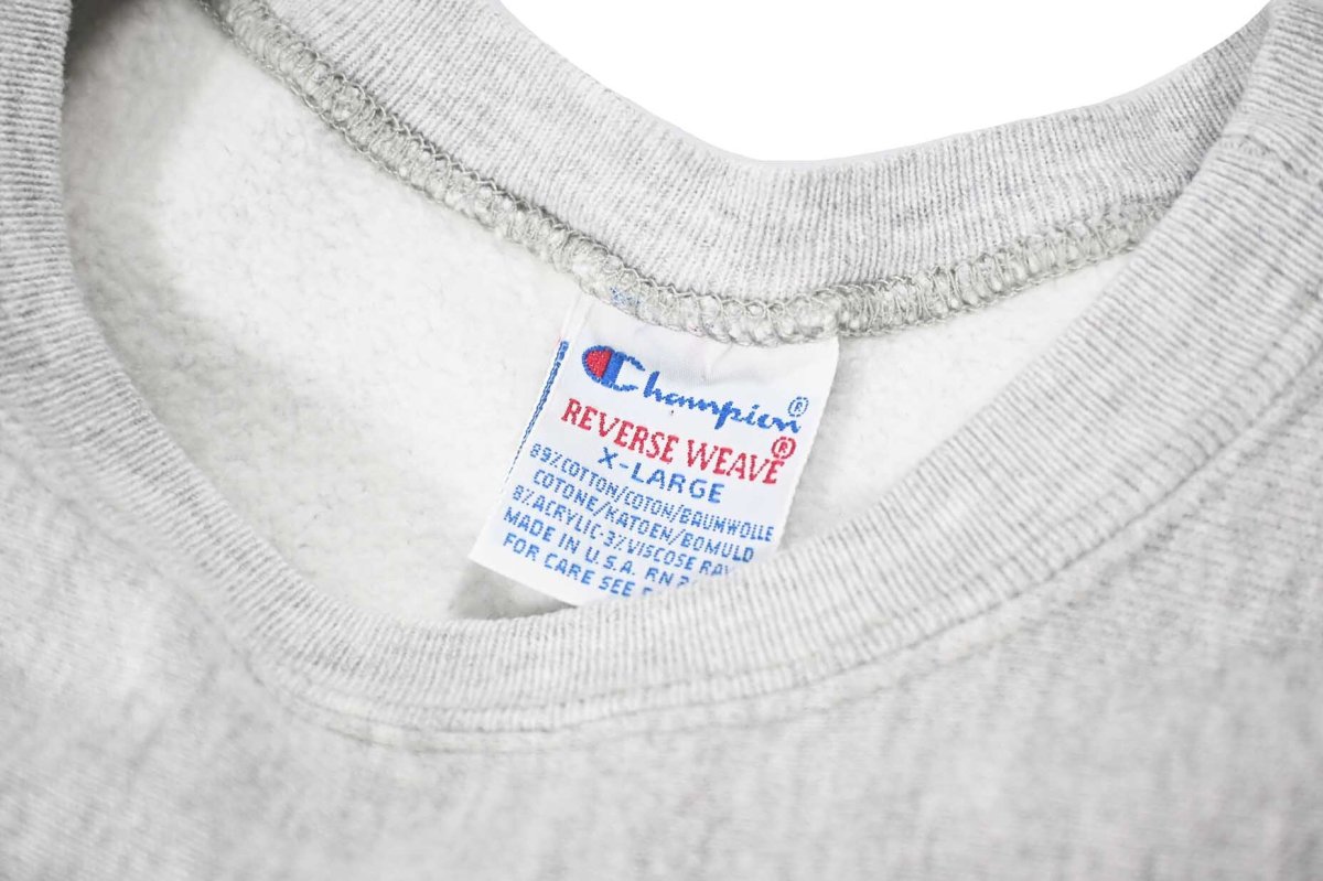 画像4: 90s Used Champion Reverse Weave Sweat Shirt "Pace University" made in USA (4)