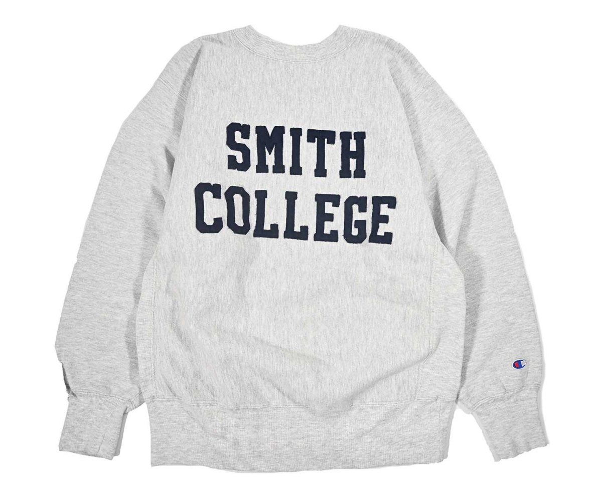 画像1: 90s Used Champion Reverse Weave Sweat Shirt "Smith College" made in USA (1)