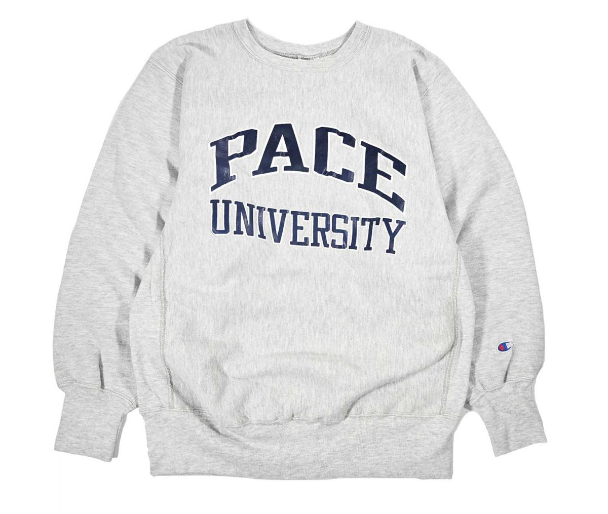 画像1: 90s Used Champion Reverse Weave Sweat Shirt "Pace University" made in USA (1)