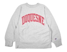 画像1: 80s Used Champion Reverse Weave Sweat Shirt "Duquesne" made in USA (1)