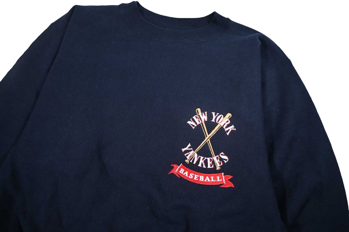 画像2: 90s Deadstock Champion Reverse Weave Sweat Shirt "New York Yankees" made in USA (2)