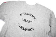 画像7: 90s Used Champion Reverse Weave Sweat Shirt "Merrimack Valley Gymnastics" made in USA バックプリント (7)