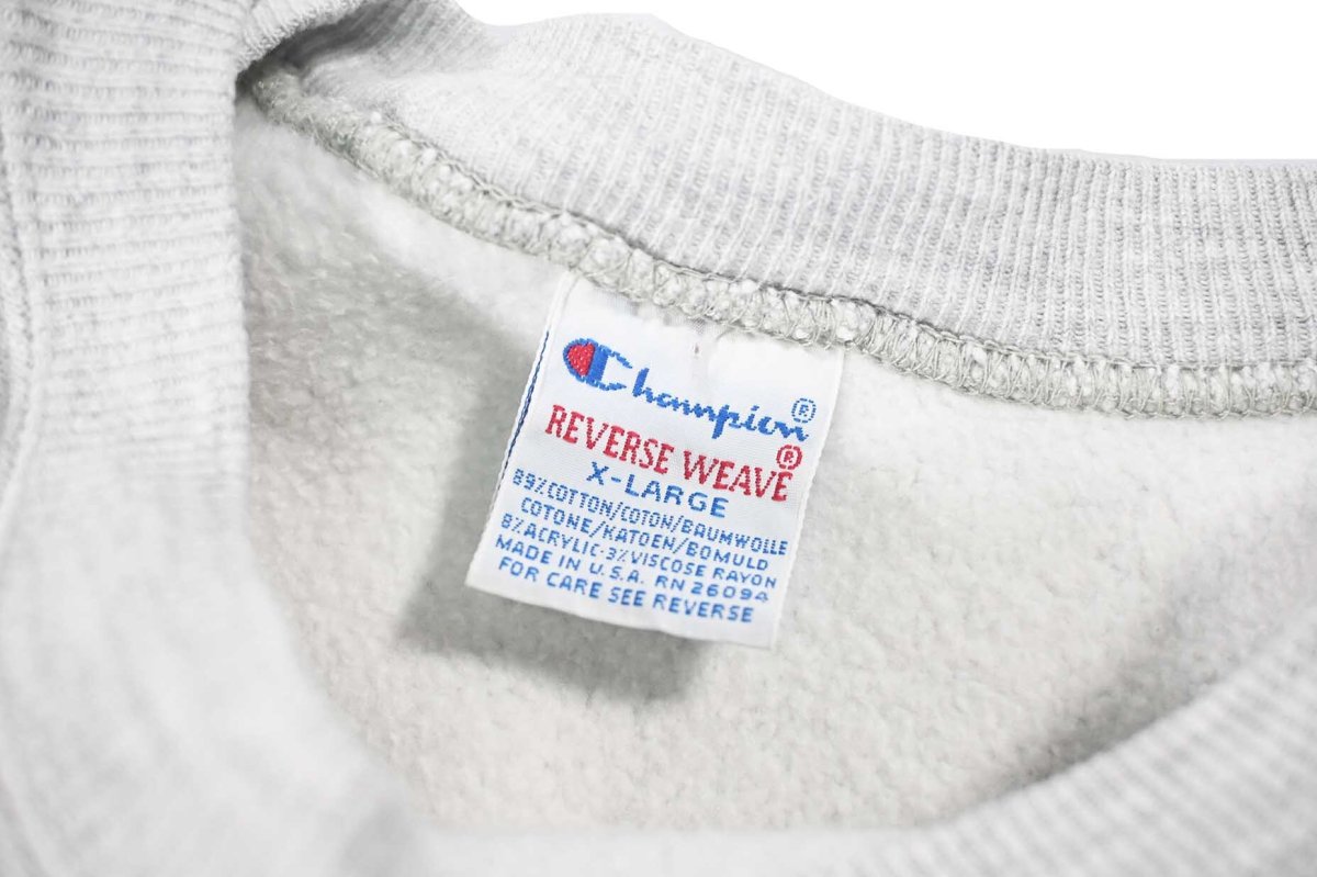 画像6: 90s Used Champion Reverse Weave Sweat Shirt "Merrimack Valley Gymnastics" made in USA バックプリント (6)