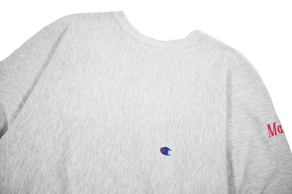 画像2: 90s Used Champion Reverse Weave Sweat Shirt "Merrimack Valley Gymnastics" made in USA バックプリント (2)
