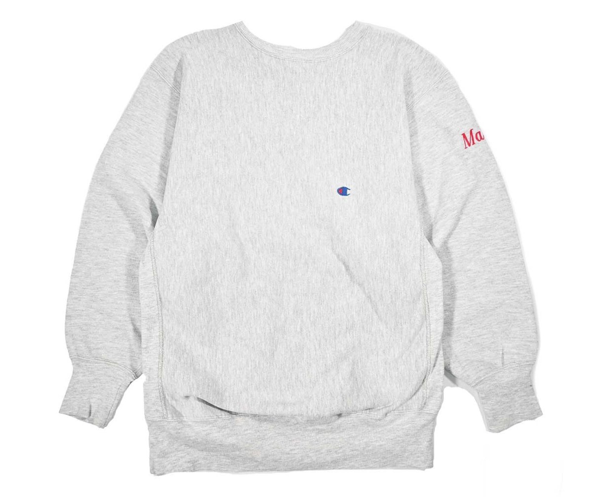 画像1: 90s Used Champion Reverse Weave Sweat Shirt "Merrimack Valley Gymnastics" made in USA バックプリント (1)