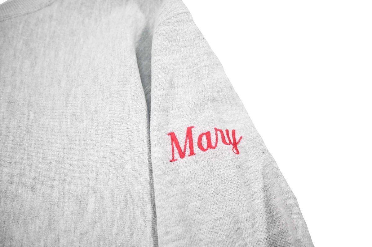 画像4: 90s Used Champion Reverse Weave Sweat Shirt "Merrimack Valley Gymnastics" made in USA バックプリント (4)