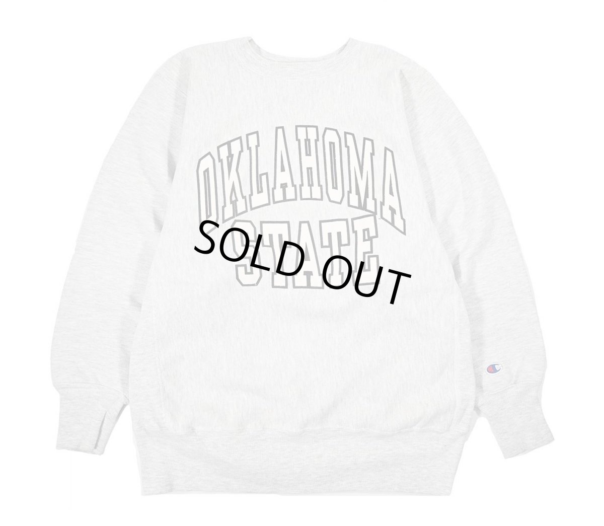 画像1: 90s Used Champion Reverse Weave Sweat Shirt "Oklahoma State" (1)