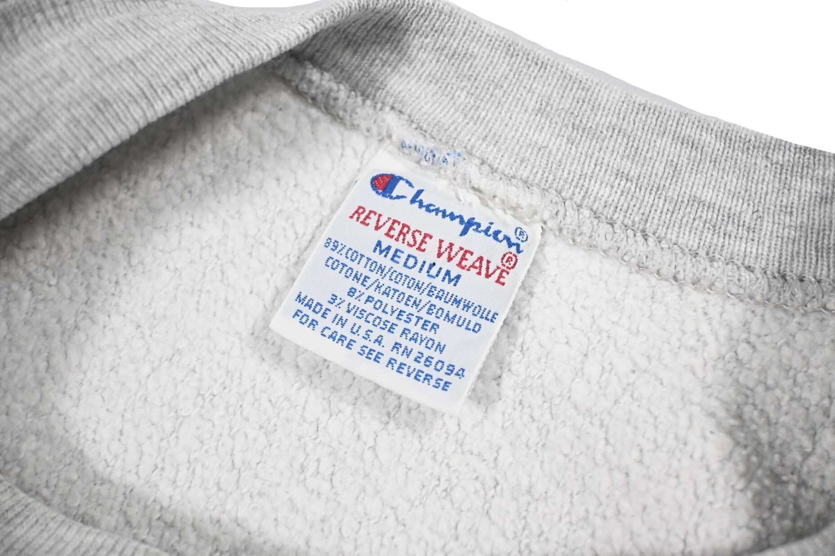 画像4: 90s Used Champion Reverse Weave Sweat Shirt "Hamilton" made in USA (4)