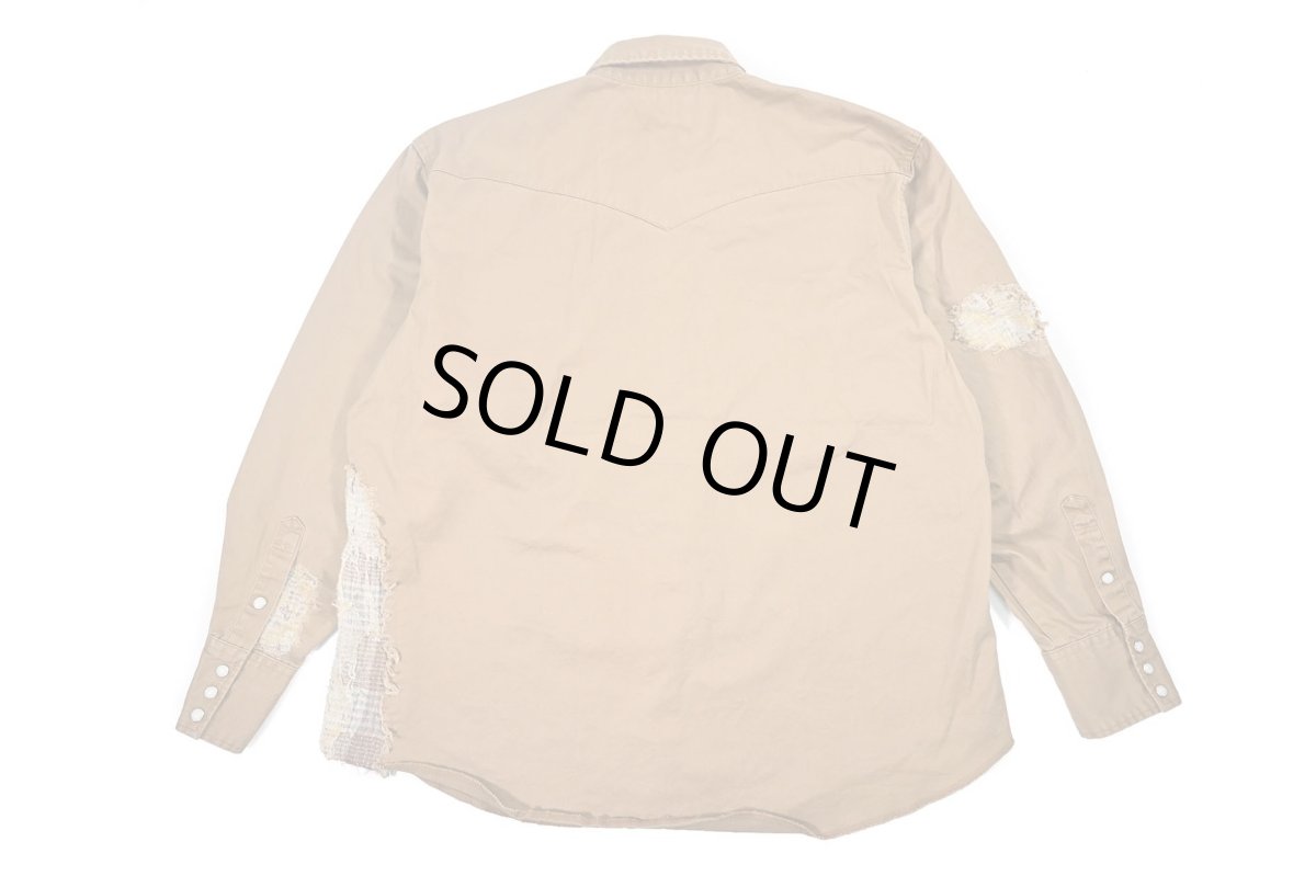 画像2: Used Wrangler Customized Western Shirt Camel (2)