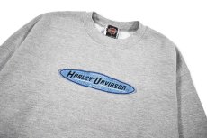 画像2: Used Harley-Davidson Embroidered Sweat Shirt (2)