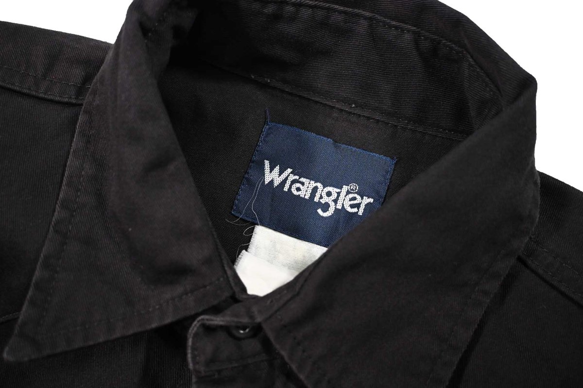 画像5: Used Wrangler Customized Western Shirt Black (5)