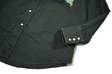 画像4: Used Wrangler Customized Western Shirt Green (4)