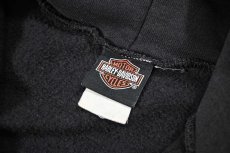 画像5: Used Harley-Davidson Print Zip Sweat Hoodie (5)