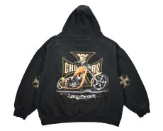 画像2: Used West Coast Choppers Print Sweat Hoodie (2)