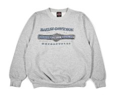 画像1: Used Harley-Davidson Print Sweat Shirt (1)