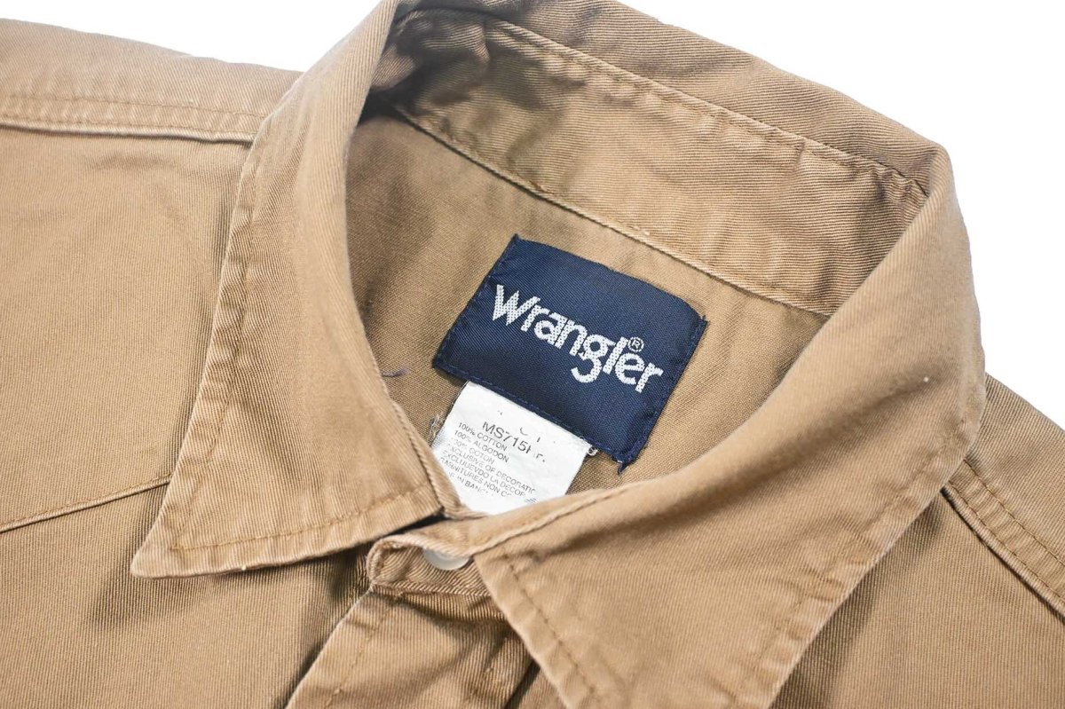 画像5: Used Wrangler Customized Western Shirt Camel (5)