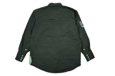 画像2: Used Wrangler Customized Western Shirt Green (2)