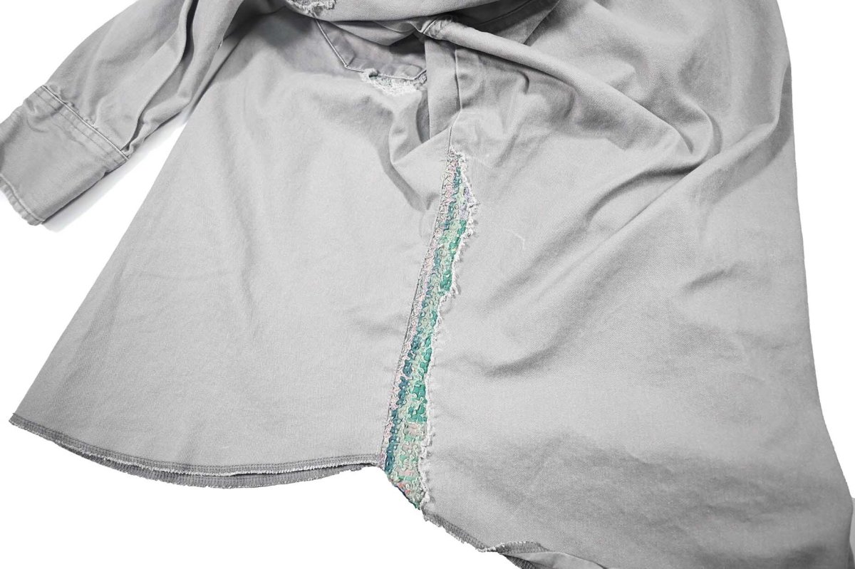 画像6: Used Wrangler Customized Western Shirt Grey (6)