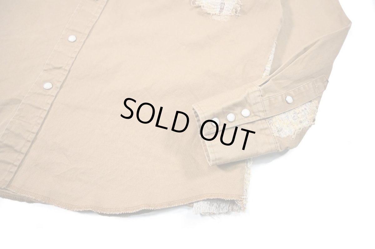 画像4: Used Wrangler Customized Western Shirt Camel (4)