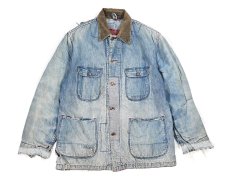 画像1: 60s Used Big Mac Denim Coverall Blanket Liner (1)