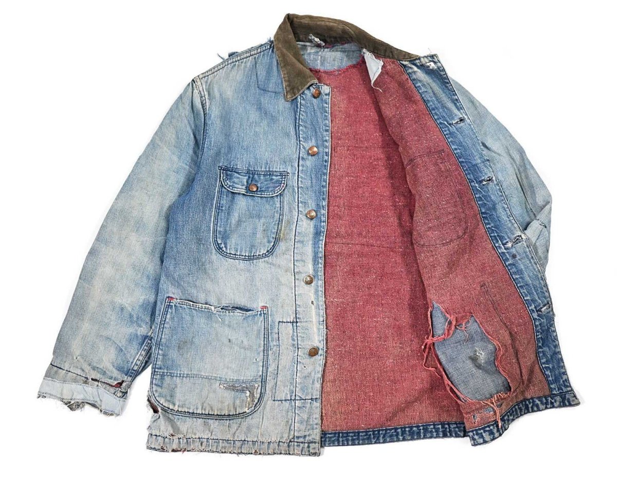 画像8: 60s Used Big Mac Denim Coverall Blanket Liner (8)