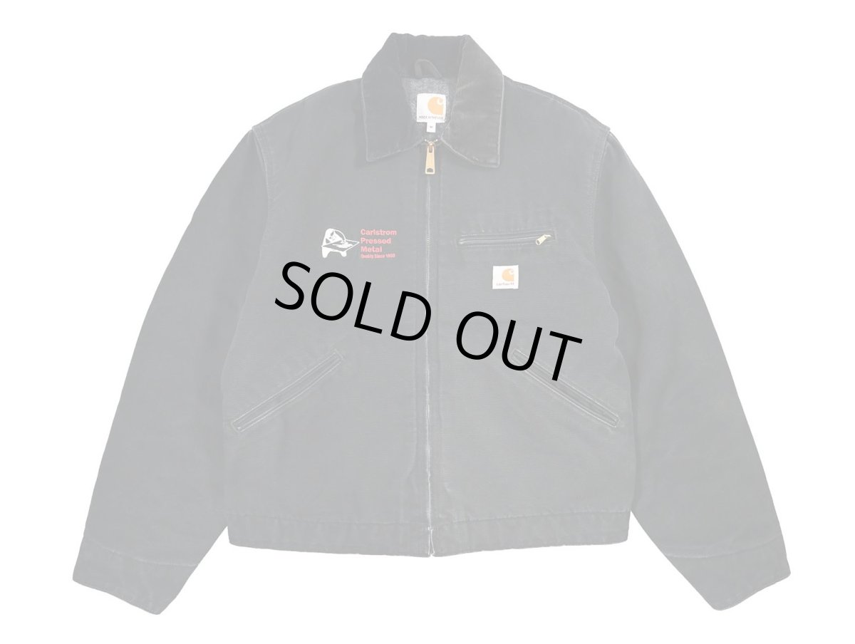 画像1: Used Carhartt Blanket Lined Detroit Jacket made in USA (1)