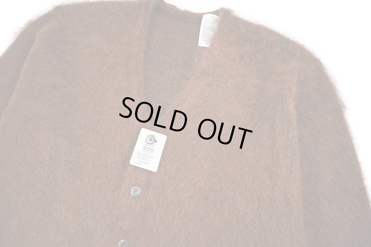 画像2: A.R.P.  Premium Mohair Cardigan W/Pocket Brown (2)