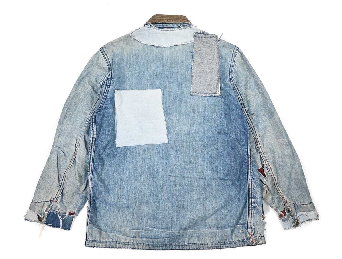 画像2: 60s Used Big Mac Denim Coverall Blanket Liner (2)