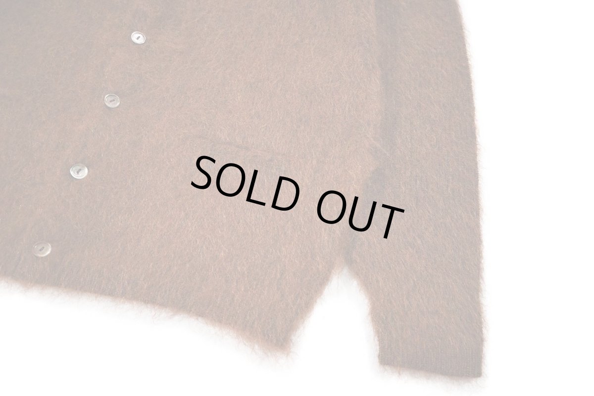 画像3: A.R.P.  Premium Mohair Cardigan W/Pocket Brown (3)