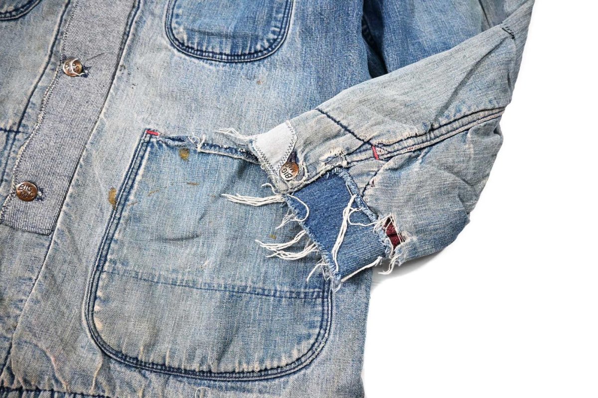 画像5: 60s Used Big Mac Denim Coverall Blanket Liner (5)