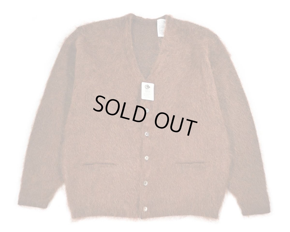 画像1: A.R.P.  Premium Mohair Cardigan W/Pocket Brown (1)