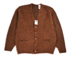 画像1: A.R.P.  Premium Mohair Cardigan W/Pocket Brown (1)