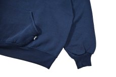 画像3: Used Russell Athletic Blank Sweat Hoodie Navy made in USA (3)