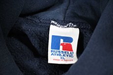 画像4: Used Russell Athletic Blank Sweat Hoodie Navy (4)