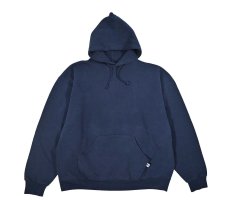 画像1: Used Russell Athletic Blank Sweat Hoodie Navy (1)