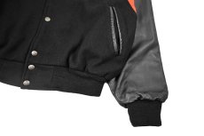 画像4: Used Harley-Davidson Melton/Leather Varsity Jacket (4)