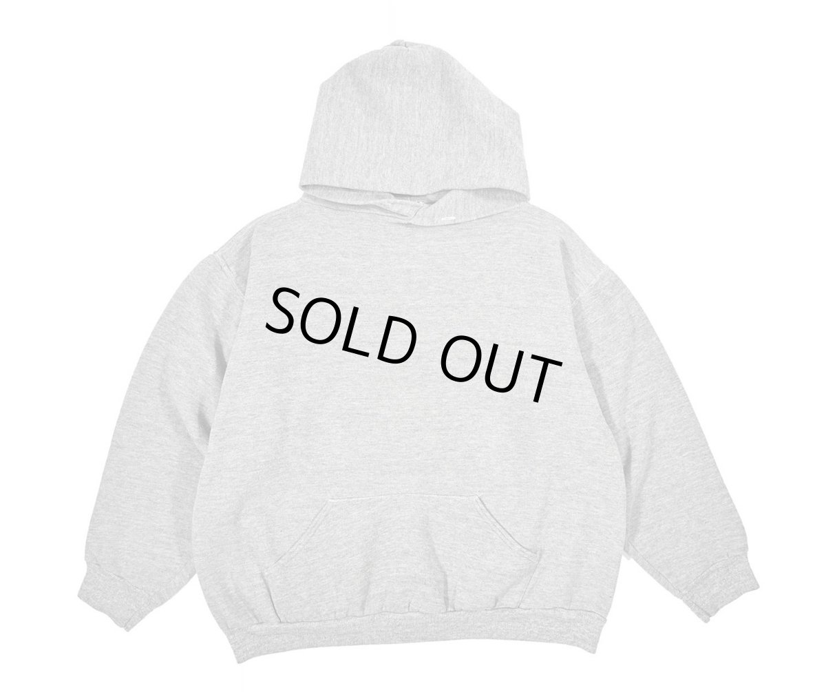 画像1: Used Russell Athletic Blank Sweat Hoodie Grey (1)