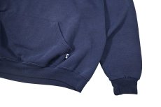 画像3: Used Russell Athletic Blank Sweat Hoodie Navy (3)
