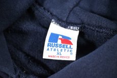 画像4: Used Russell Athletic Blank Sweat Hoodie Navy (4)