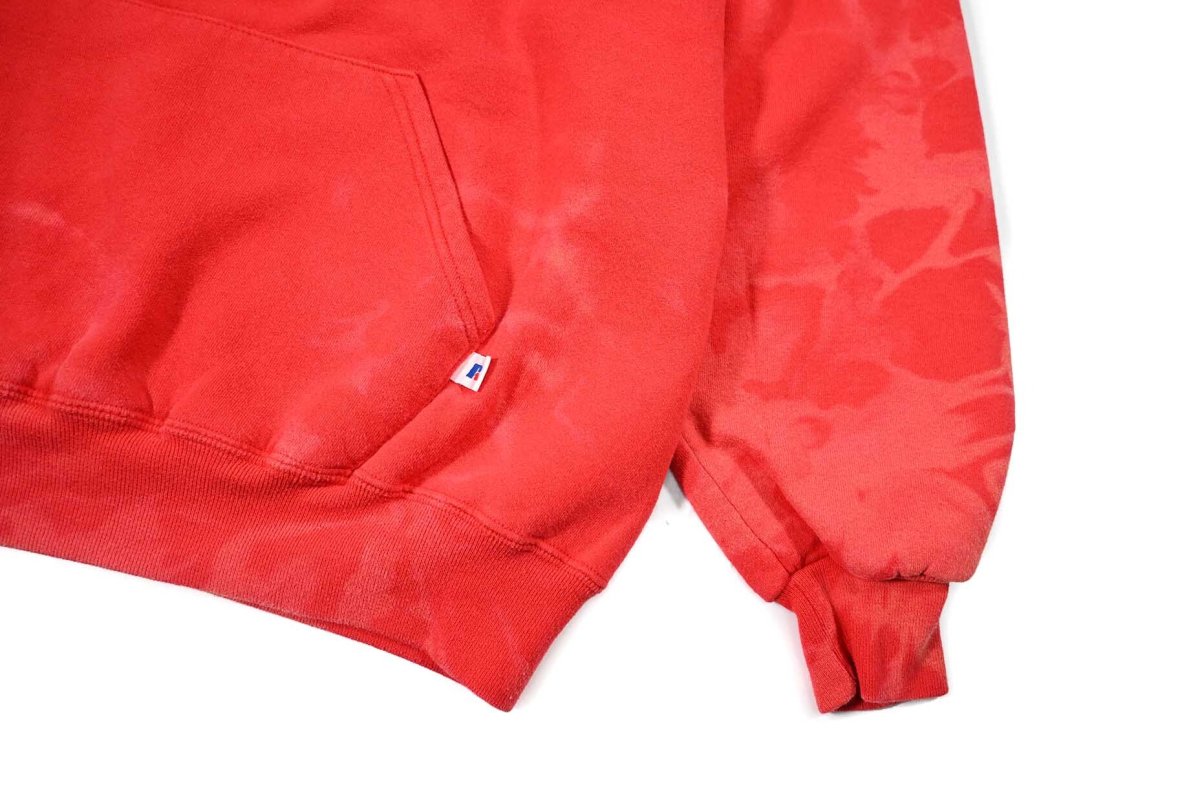 画像4: Used Russell Athletic Blank Sweat Hoodie Red made in USA (4)