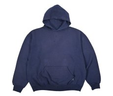 画像1: Used Russell Athletic Blank Sweat Hoodie Navy (1)