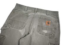 画像6: Used Carhartt Customized Duck Carpenter Pants Moss カーハート (6)