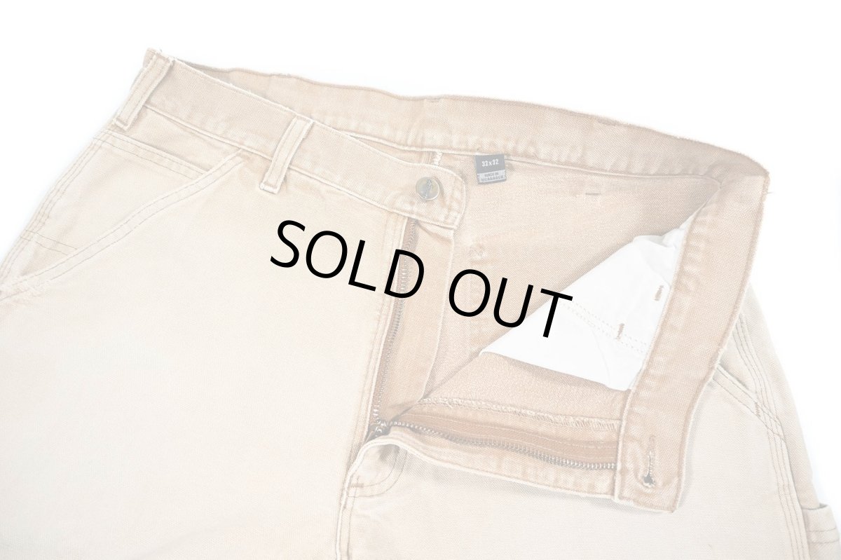 画像7: Used Carhartt Customized Duck Carpenter Pants Brown カーハート (7)