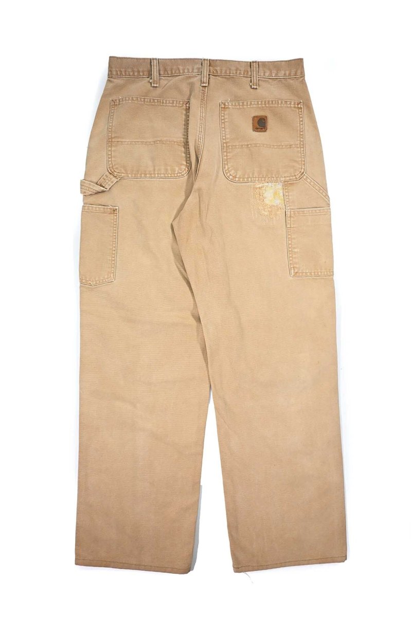 画像2: Used Carhartt Customized Duck Carpenter Pants Brown カーハート (2)