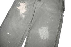 画像5: Used Carhartt Customized Duck Carpenter Pants Moss カーハート (5)