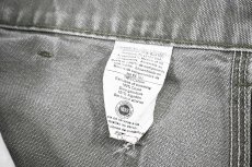 画像8: Used Carhartt Customized Duck Carpenter Pants Moss カーハート (8)