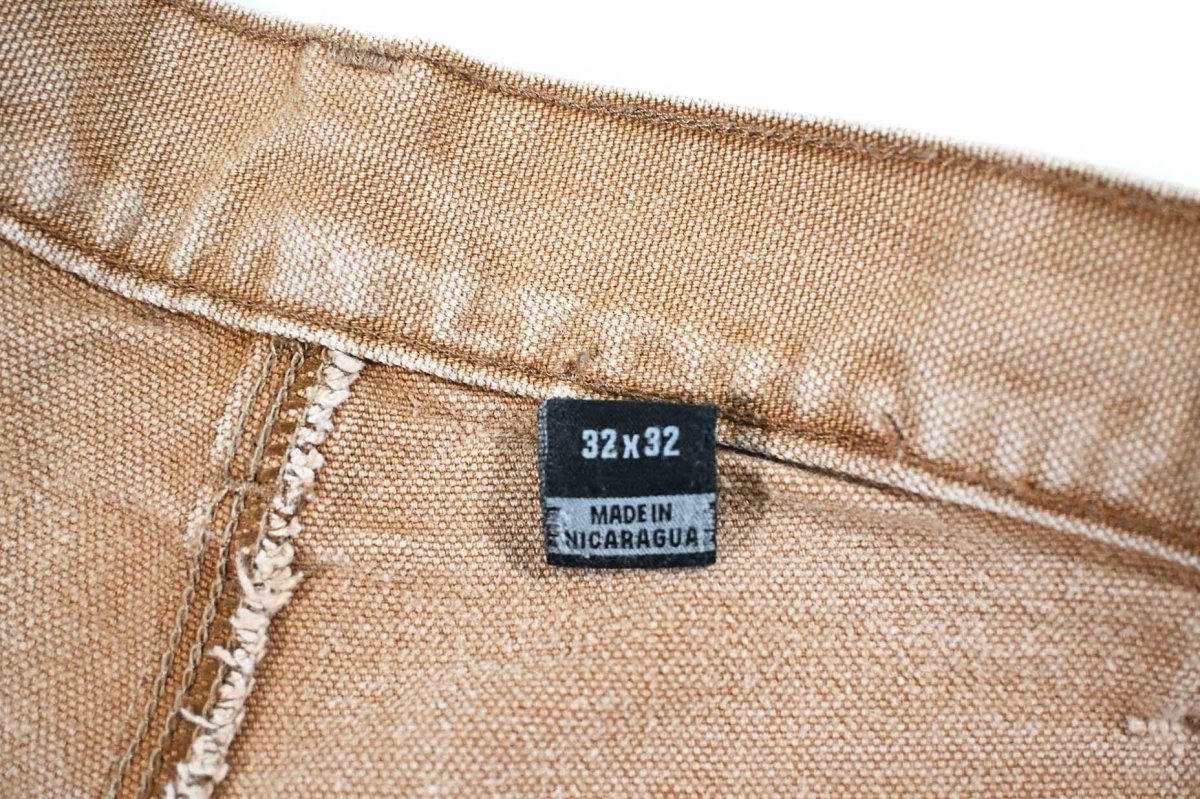 画像8: Used Carhartt Customized Duck Carpenter Pants Brown カーハート (8)