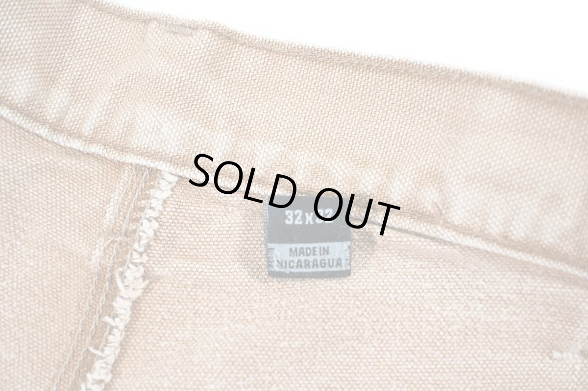画像8: Used Carhartt Customized Duck Carpenter Pants Brown カーハート (8)
