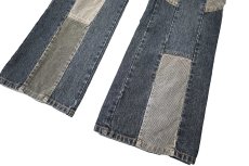 画像4: Used DKNY Jeans Patchwork Flare Pants (4)