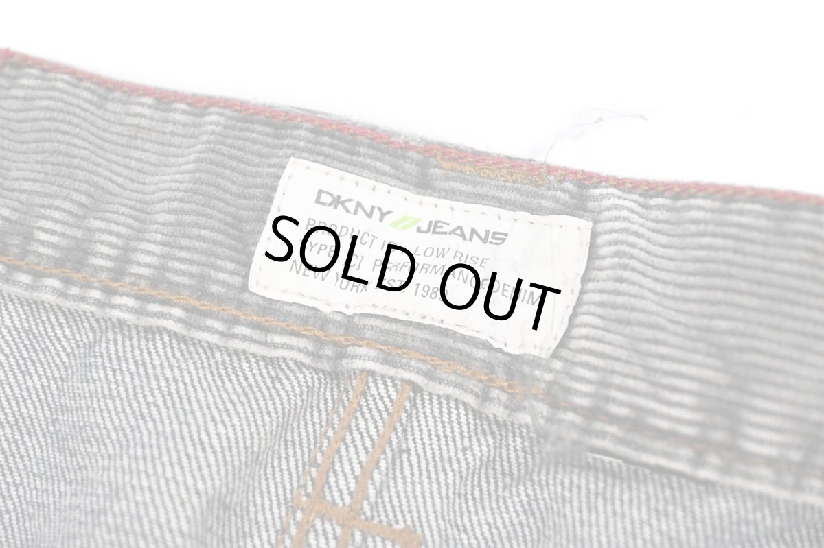 画像8: Used DKNY Jeans Patchwork Flare Pants (8)